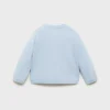 Sweat-shirt en coton boutonné