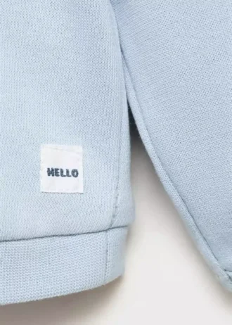 Sweat-shirt en coton boutonné Sweat-shirt en coton boutonné