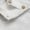 Sweat-shirt en coton boutonné