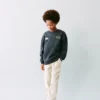 Sweat-shirt en coton brodé