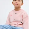 Sweat-shirt en coton brodé Sweat-shirt en coton brodé