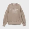 Sweat-shirt en coton brodé