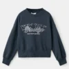 Sweat-shirt en coton brodé