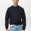 Sweat-shirt en coton coupe classique Sweat-shirt en coton coupe classique
