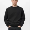 Sweat-shirt en coton coupe classique Sweat-shirt en coton coupe classique