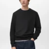Sweat-shirt en coton coupe classique Sweat-shirt en coton coupe classique