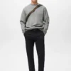 Sweat-shirt en coton coupe classique Sweat-shirt en coton coupe classique