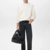 Sweat-shirt en coton coupe classique Sweat-shirt en coton coupe classique
