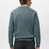 Sweat-shirt en coton coupe classique