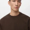 Sweat-shirt en coton coupe classique Sweat-shirt en coton coupe classique
