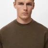 Sweat-shirt en coton coupe classique Sweat-shirt en coton coupe classique
