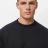 Sweat-shirt en coton coupe classique Sweat-shirt en coton coupe classique