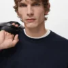 Sweat-shirt en coton coupe classique