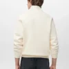 Sweat-shirt en coton coupe classique avec fermeture éclair