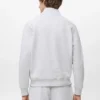 Sweat-shirt en coton coupe classique avec fermeture éclair