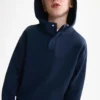 Sweat-shirt en coton entrelacé