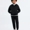 Sweat-shirt en coton entrelacé