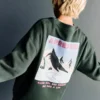 Sweat-shirt en coton imprimé Sweat-shirt en coton imprimé