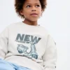 Sweat-shirt en coton imprimé Sweat-shirt en coton imprimé