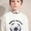 Sweat-shirt en coton imprimé Sweat-shirt en coton imprimé
