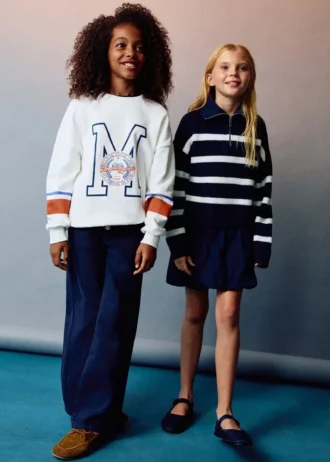 Sweat-shirt en coton imprimé