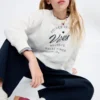 Sweat-shirt en coton imprimé Sweat-shirt en coton imprimé