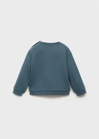 Sweat-shirt en coton imprimé