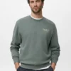 Sweat-shirt en coton imprimé