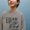 Sweat-shirt en coton imprimé Sweat-shirt en coton imprimé