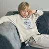 Sweat-shirt en coton imprimé Sweat-shirt en coton imprimé