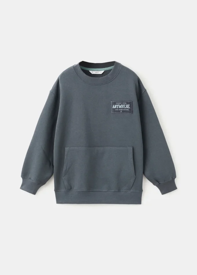 Sweat-shirt en coton imprimé Sweat-shirt en coton imprimé