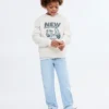 Sweat-shirt en coton imprimé Sweat-shirt en coton imprimé