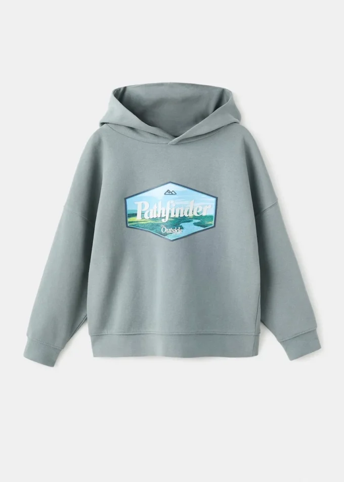 Sweat-shirt en coton imprimé Sweat-shirt en coton imprimé