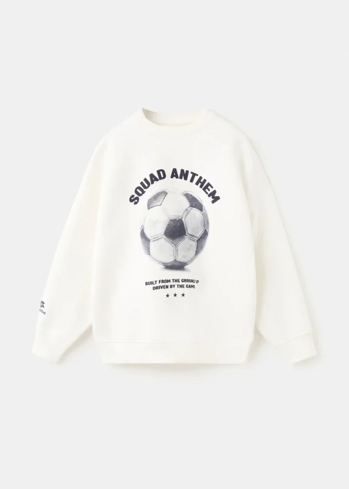 Sweat-shirt en coton imprimé Sweat-shirt en coton imprimé