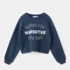Sweat-shirt en coton imprimé Sweat-shirt en coton imprimé