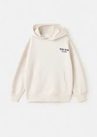 Sweat-shirt en coton imprimé