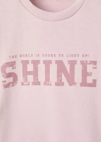 Sweat-shirt en coton imprimé
