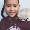 Sweat-shirt en coton imprimé Sweat-shirt en coton imprimé
