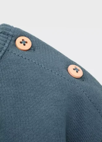 Sweat-shirt en coton imprimé