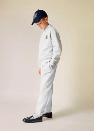 Sweat-shirt en coton imprimé