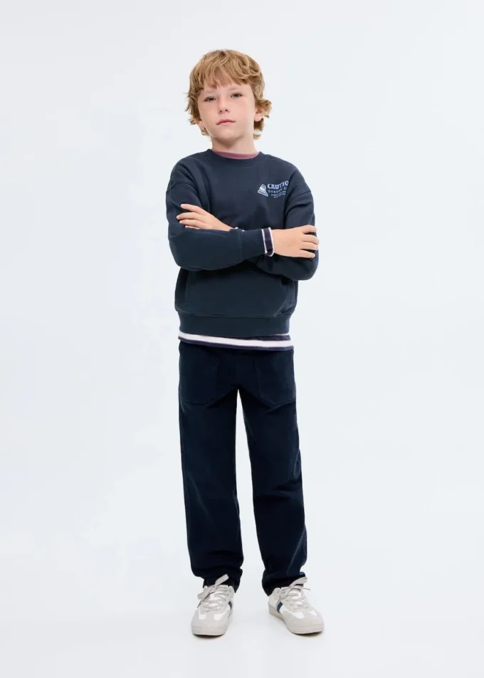 Sweat-shirt en coton imprimé Sweat-shirt en coton imprimé