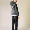 Sweat-shirt en coton imprimé