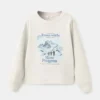 Sweat-shirt en coton imprimé Sweat-shirt en coton imprimé