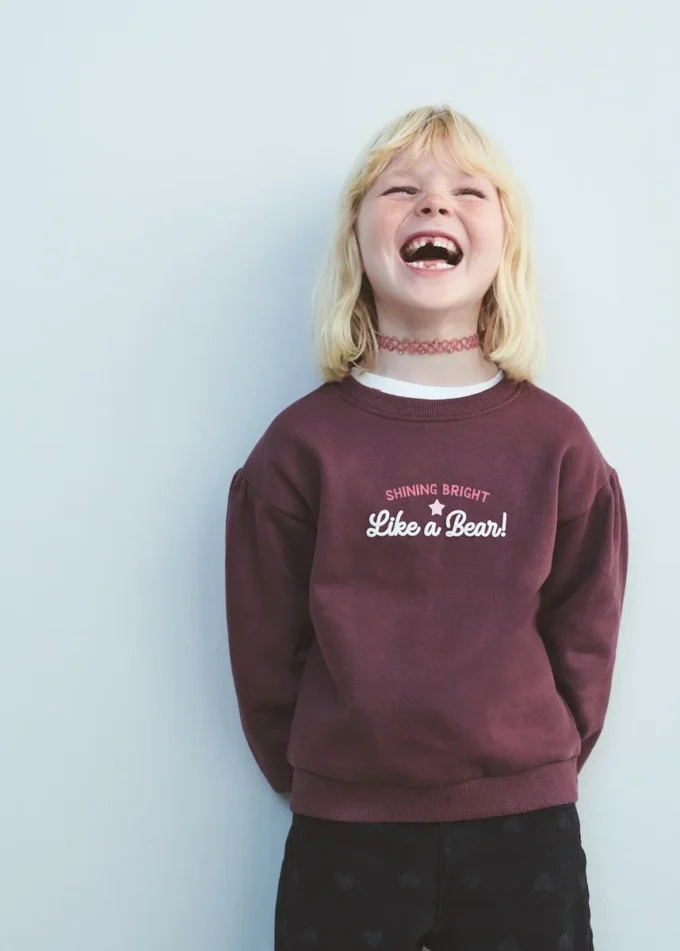 Sweat-shirt en coton imprimé Sweat-shirt en coton imprimé