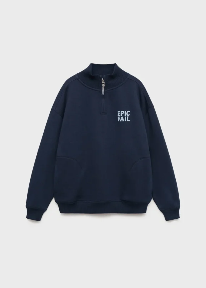 Sweat-shirt en coton imprimé Sweat-shirt en coton imprimé