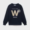 Sweat-shirt en coton imprimé