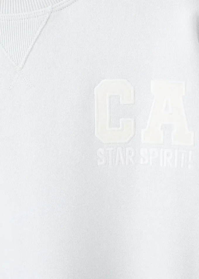 Sweat-shirt en coton imprimé Sweat-shirt en coton imprimé