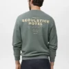 Sweat-shirt en coton imprimé