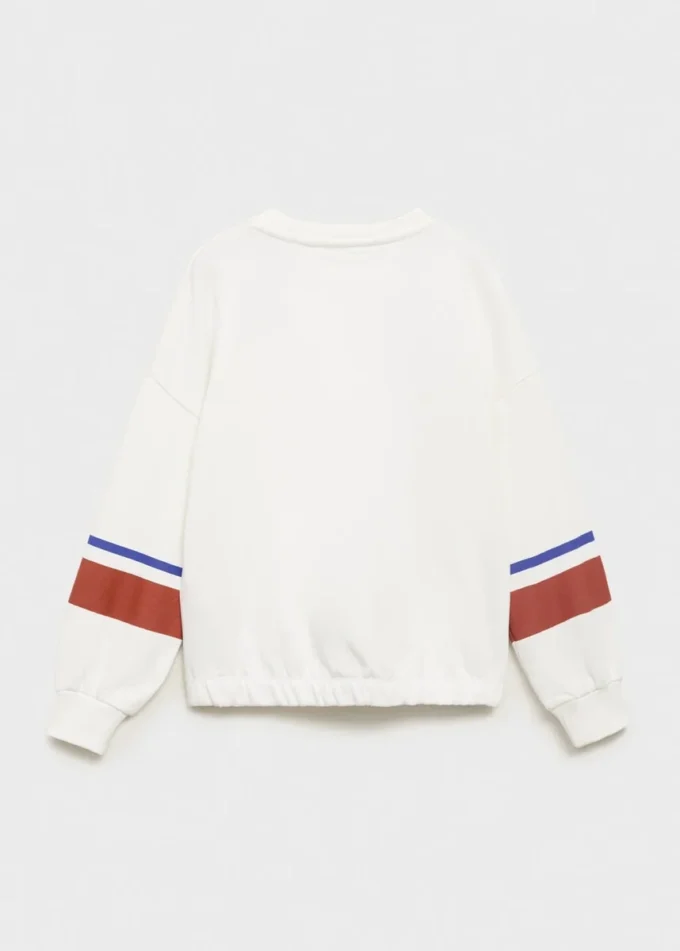 Sweat-shirt en coton imprimé Sweat-shirt en coton imprimé