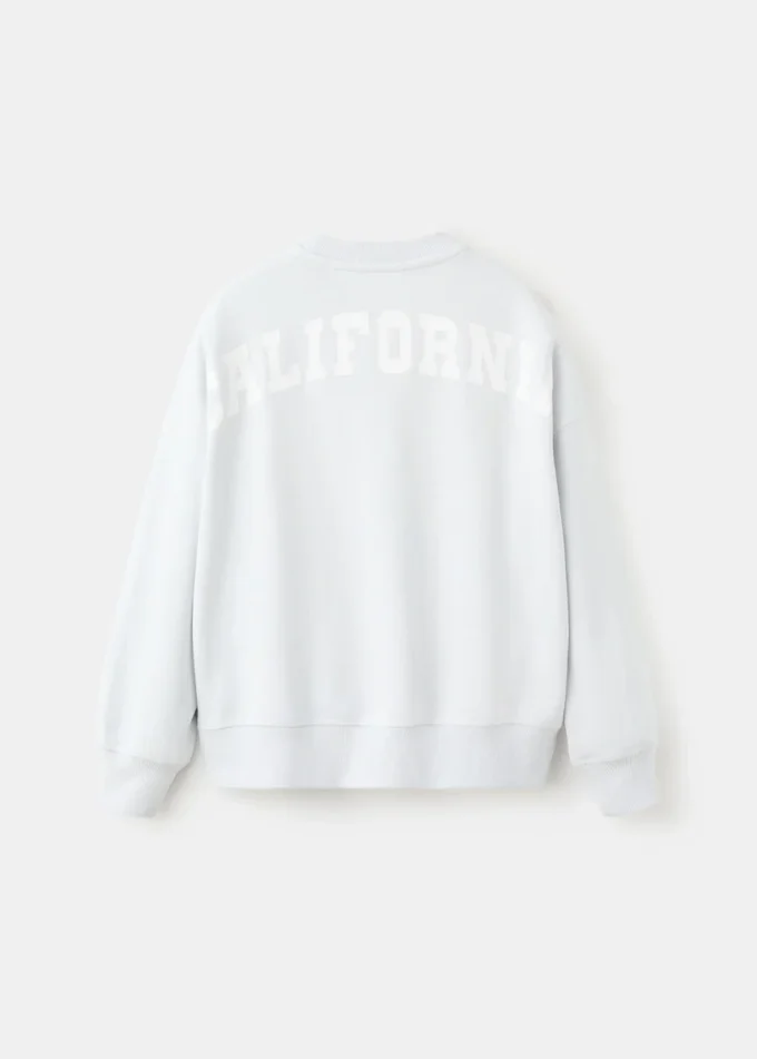 Sweat-shirt en coton imprimé Sweat-shirt en coton imprimé